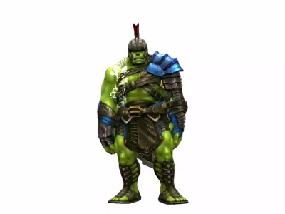 Hulk Thor Ragnarok Model With Texture 3D model