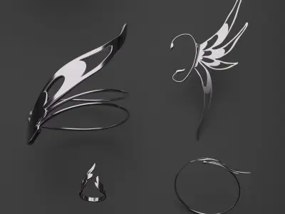 ANGEL JEWELRY COLLECTION  3D model