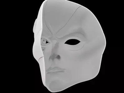 Cyber Oracle Mask 3D Print Model 3D print model