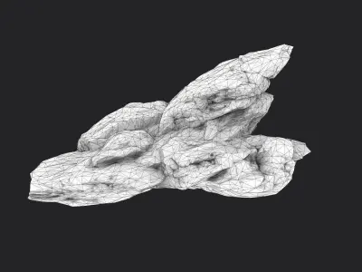 Rock 5-8 Low-poly 3D model