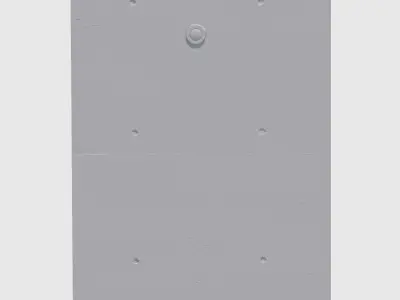 Art Museum Wall 3D model