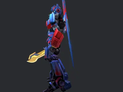 Transformers Low-poly 3D model