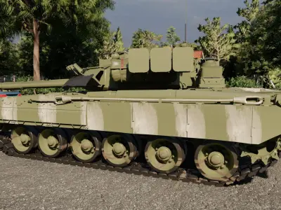 TANK T-80 3D model