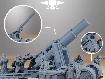 GrimGuard Heavy Artillery  3D print model