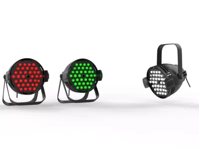 Strobe stage Light 3D model