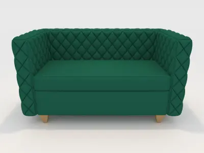 Sofa 2 Seater 11 3D model
