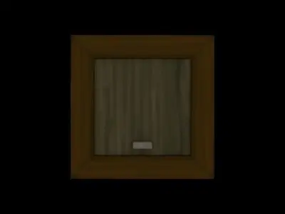 Wooden Hatch Low-poly 3D model