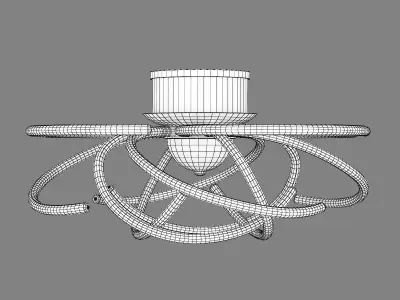 748094 Ciclone Lightstar Ceiling Lamp 3D model