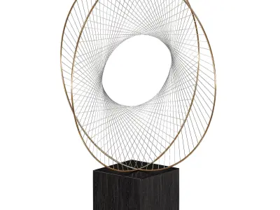 Abstract sculpture by Jack Eagan 3D model