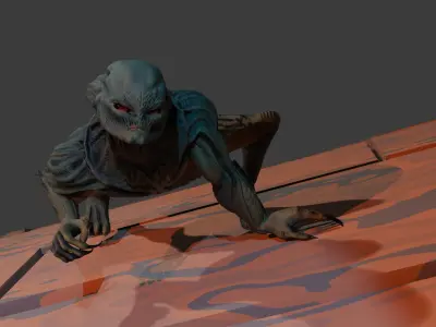 alien creature 3D model