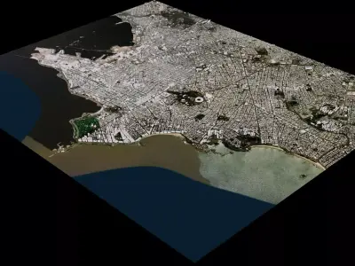 Montevideo - Uruguay 3D model