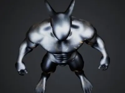 Alien 3D model 4