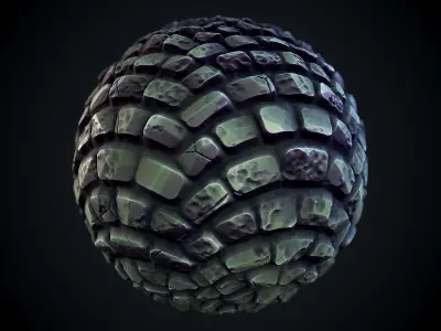 Stylized Materials 3D model
