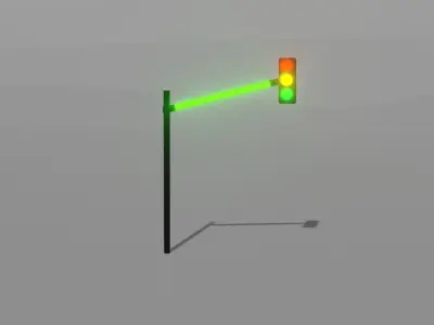 traffic lights Free 3D model shop