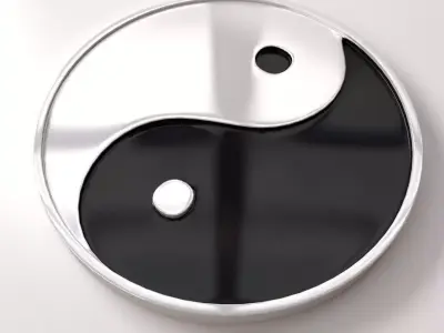 Yin Yang 3D model