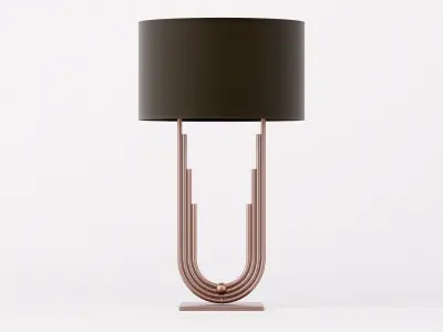 Lamp art deco 3D model