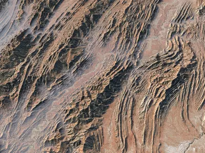 Rocky Mountain Valleys 3D model