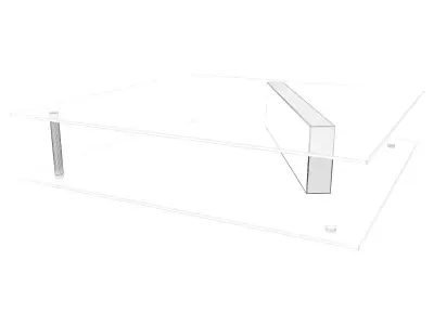 Plane Coffee Table Free 3D model