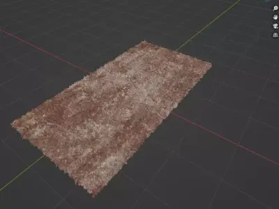 3D lowpoly state woolly Low-poly 3D model