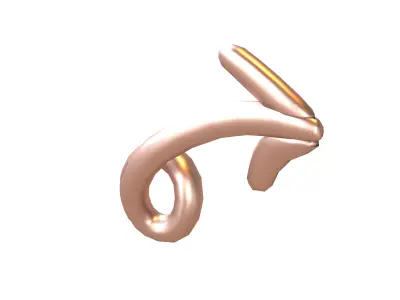 Doodle Buildable Arrow v1 010 Low-poly 3D model