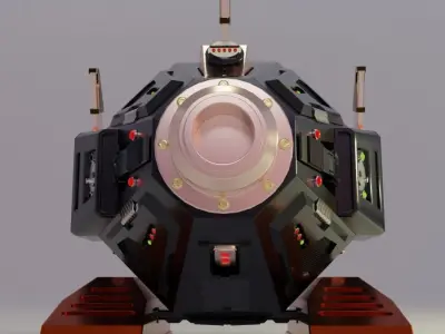 StarTrek Exocomp fan art 3D model