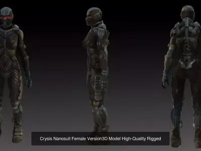 Crysis Nanosuit Complete Bundle  4 Elite 3D Models 3D Model Pack
