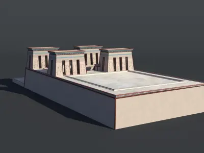PHOTOREALISTIC PALACE OF PI-RAMESSES 3D model