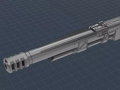 Kinetic Cannon V2 HD 3D print model