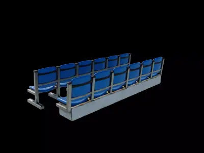 Premium Stadium Chairs  3D model