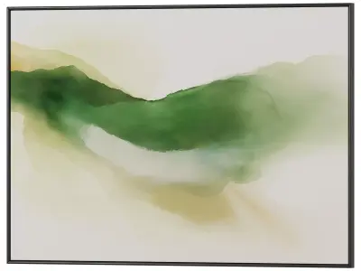 Set of 3 Abstract Paintings in Frames 3D model 16
