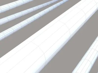 Hair Closeup 3D model