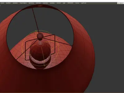 ALIA lamp Low-poly 3D model