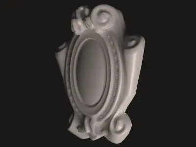 de0310b ornate ornament Low-poly 3D model