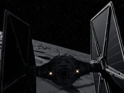 Star Wars Imperial Tie-Fighter 3D model