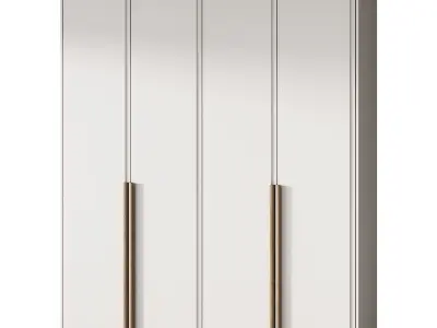 447 cabinet furniture 14 modular wardrobe 2 options 5 colors 3D model