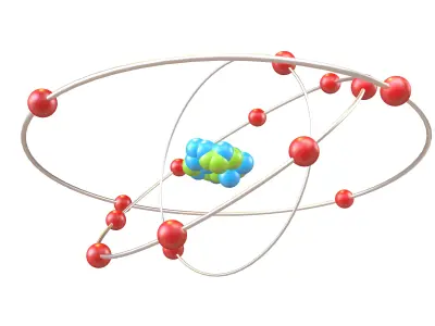 Silicon Chemical Element v2 002 Low-poly 3D model