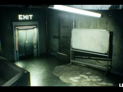 CyberPunk  Sci - Fi Apartment Interior Environment Kitbash Low-poly 3D model