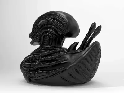 Alien Duck 3D print model