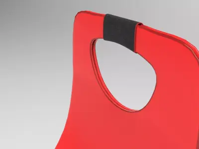 Zine Magazine Rack Low-poly 3D model