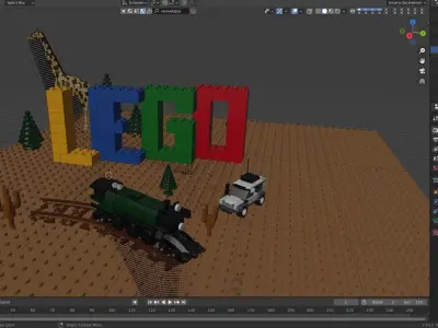 LEGO SAFARI 3D 3D model