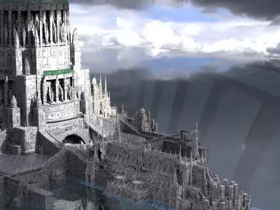 Architecture of hope and glory Kit bash 3D model