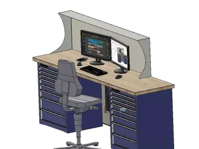 US  General Tool Box 3D model