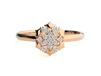 Women ring 3D print model 148