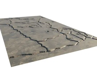 Abandoned WW1 battlefield 3D model