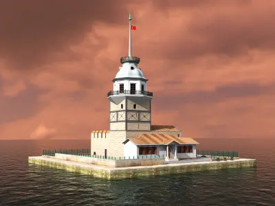 Maidens Tower 3D model