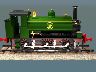 GWR 060 Saddle tank 3D model