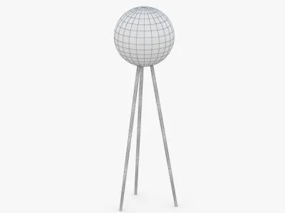 1418 - Floor Lamp Low-poly 3D model