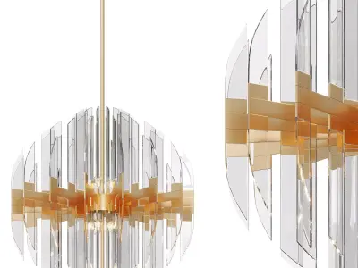 Zion Sphere Pendant by Cyan Designs 3D model