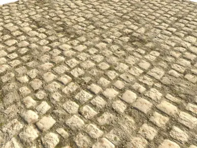 Cobblestone Road 12 PBR Texture