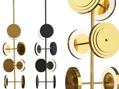 LE ROYER CHANDELIER Low-poly 3D model